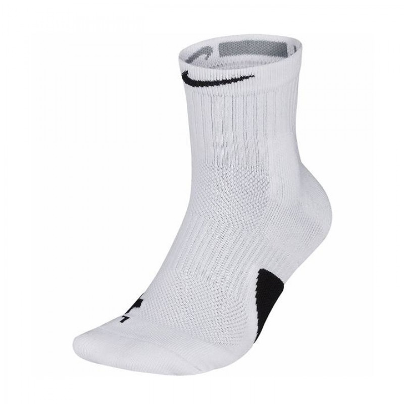 Jual Kaos Kaki Basket Nike Elite Mid Socks White Original Sx7625-100 - v3.ncrsport.com