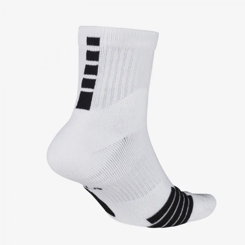 Jual Kaos Kaki Basket Nike Elite Mid Socks White Original Sx7625-100 - v3.ncrsport.com