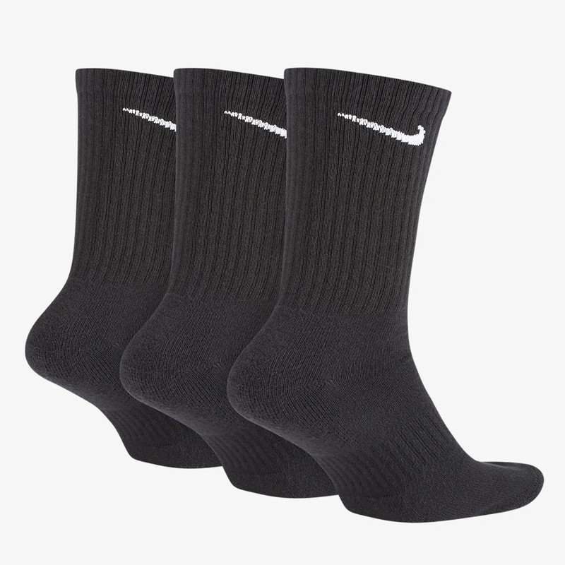 Jual Kaos Kaki Sneakers Nike 3Pk Everyday Cushion Crew Socks Black Original Sx7664-010 - v3.ncrsport.com