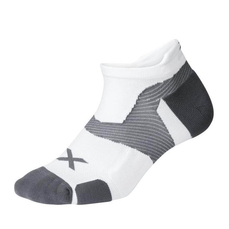 Beli Kaos Kaki Lari 2Xu Vectr Cushion No Show Socks White Original Ua5043Ewy