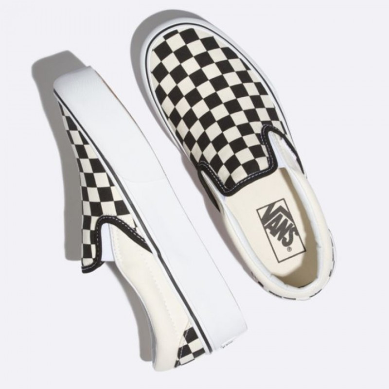 Jual Sepatu Sneakers Vans Classic Platform Slip-On Black & White Checker Original Vn00018Ebww - v3.ncrsport.com