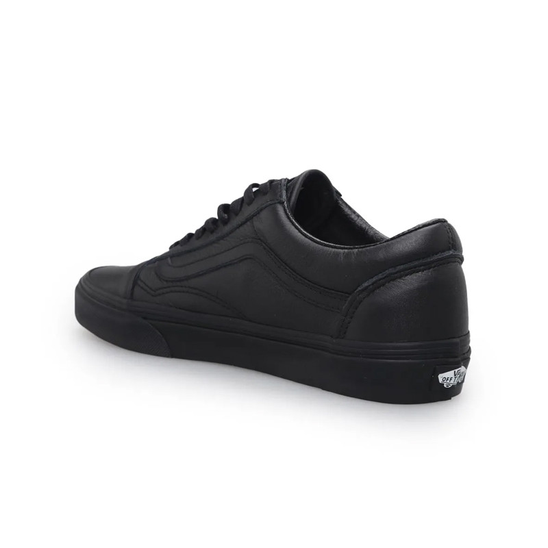 Jual Sepatu Sneakers Vans Old Skool Leather Black Original Vn0003Z6L3A - v3.ncrsport.com