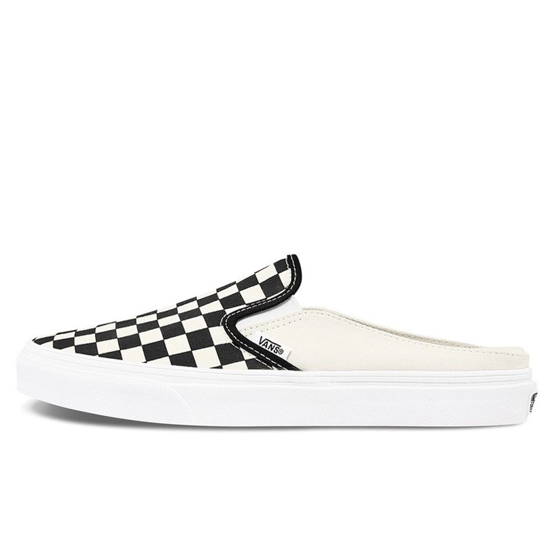 Jual Sepatu Sneakers Vans Slip-On Mule Classic Checkerboard Black White Original Vn0004Kteo1 - v3.ncrsport.com