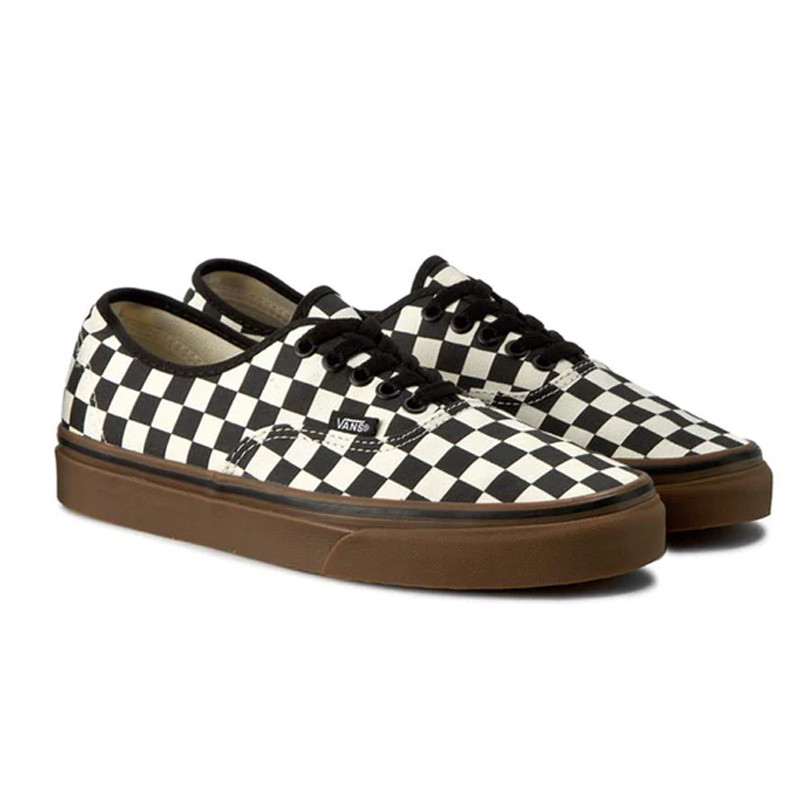 Jual Sepatu Sneakers Vans Authentic Checkerboard Black Gum Original Vn0004Mkibb - v3.ncrsport.com