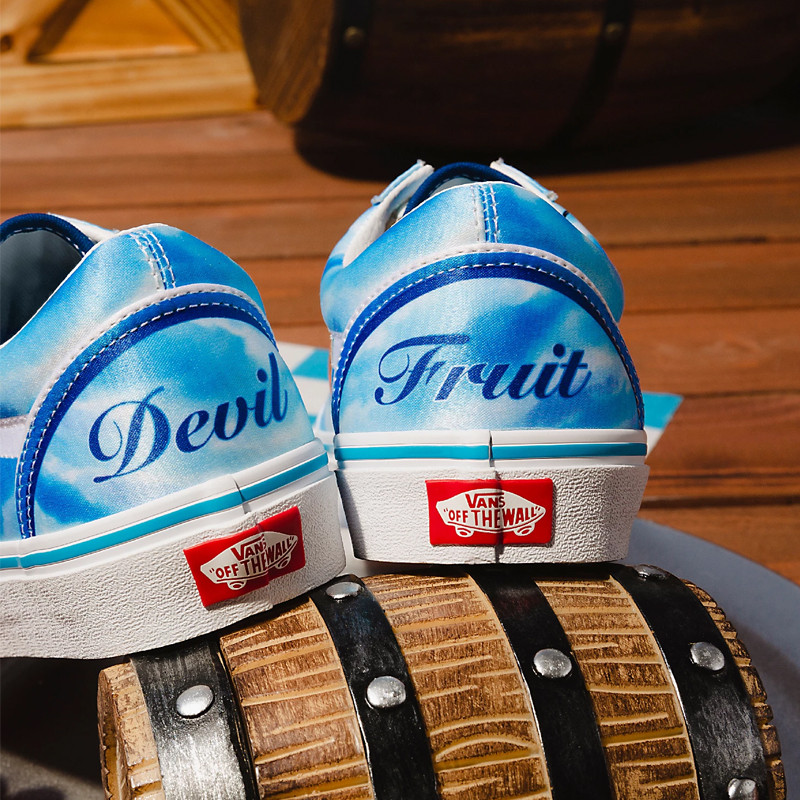 Jual Sepatu Sneakers Vans X One Piece Old Skool Devil Fruit Blue Original Vn0007Nt7Wm - v3.ncrsport.com