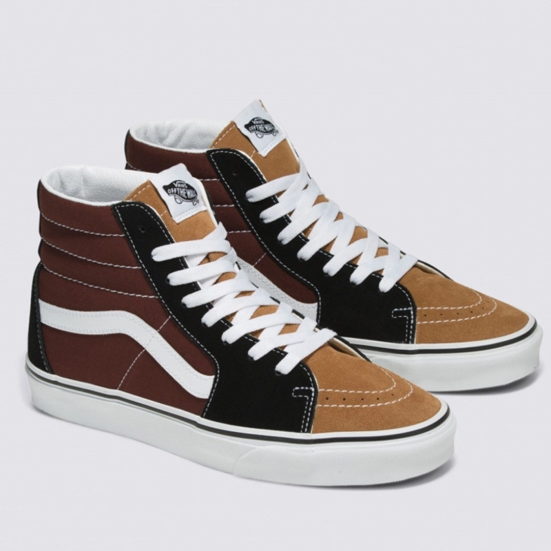 Jual Sepatu Sneakers Vans Sk8-Hi Color Block Brown Original Vn000Bw7Ys8 - v3.ncrsport.com