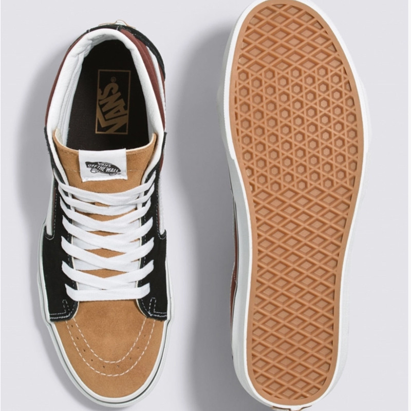 Jual Sepatu Sneakers Vans Sk8-Hi Color Block Brown Original Vn000Bw7Ys8 - v3.ncrsport.com