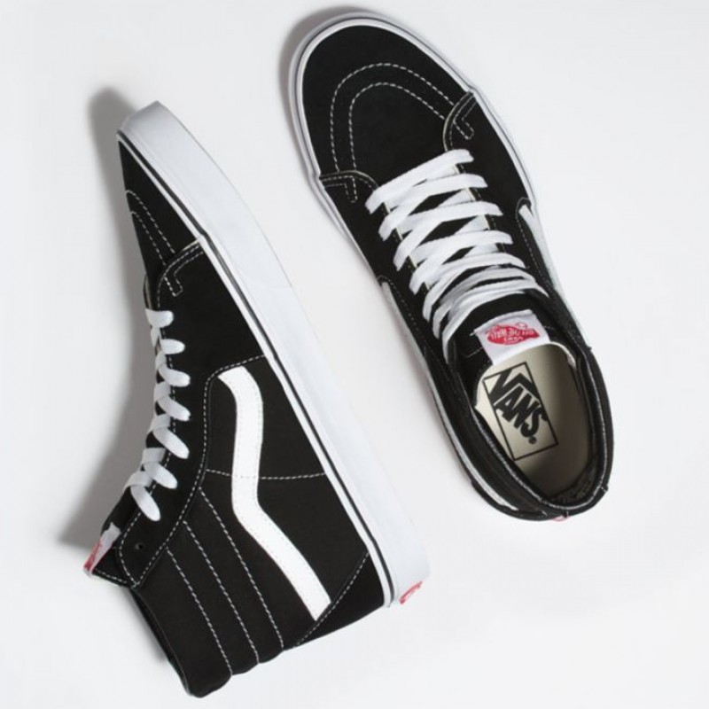 Jual Sepatu Sneakers Vans Sk8-Hi Black White Original Vn000D5Ib8C - v3.ncrsport.com