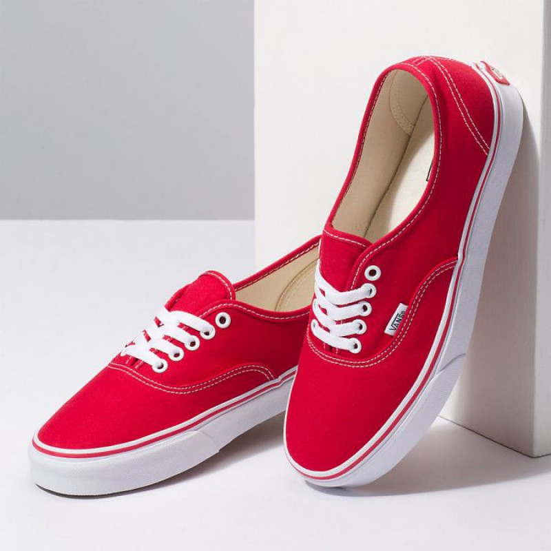 Jual Sepatu Sneakers Vans Ua Authentic Red Original Vn000Ee3Red - v3.ncrsport.com