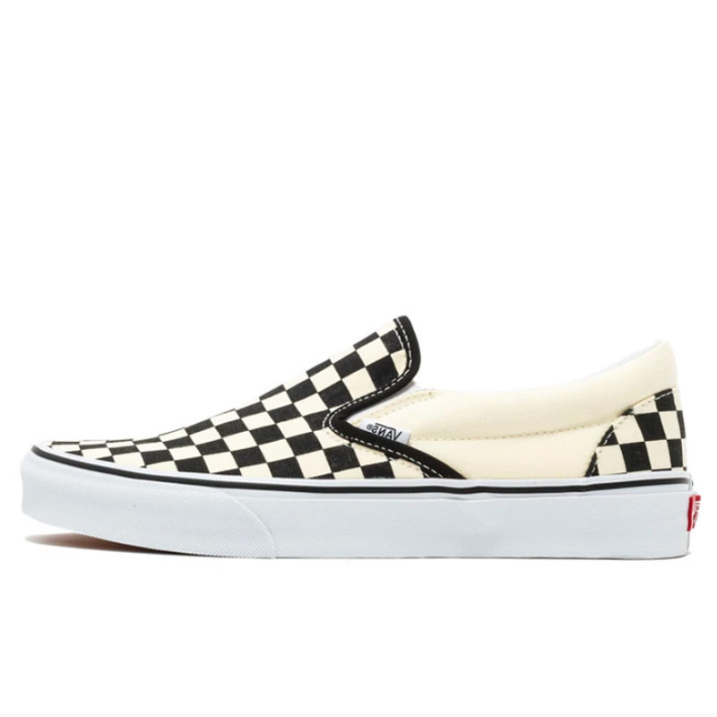 Jual Sepatu Sneakers Vans Checkerboard Slip On Black White Original Vn000Eyebww - v3.ncrsport.com