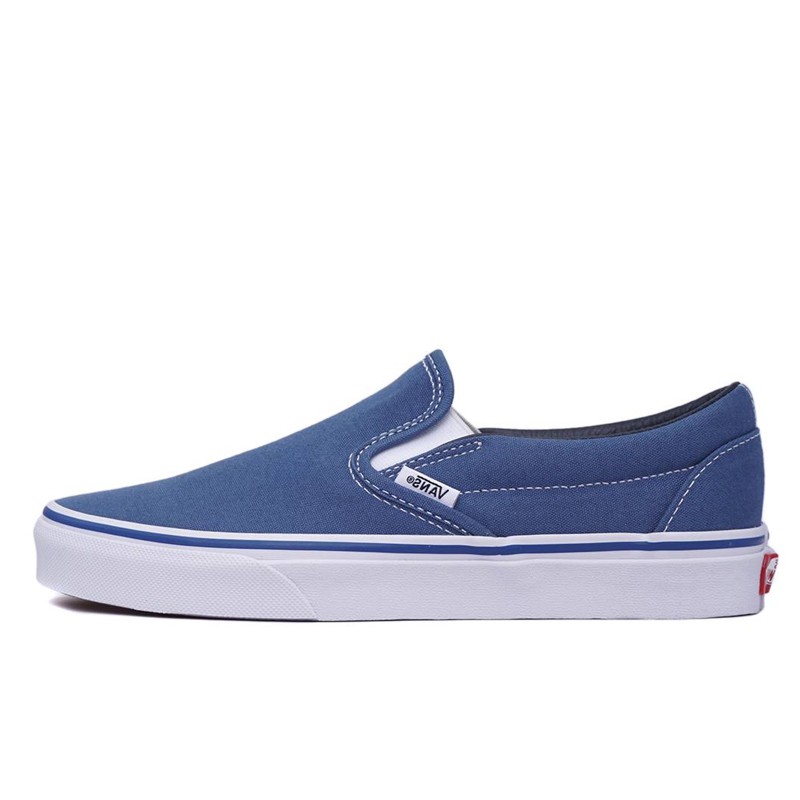 Jual Sepatu Sneakers Vans Classic Slip On Navy Original Vn000Eyenvy - v3.ncrsport.com