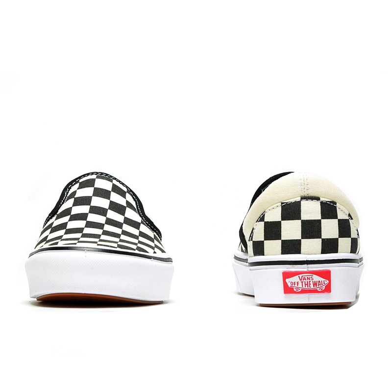 Jual Sepatu Sneakers Vans Comfycush Checkerboard Slip On Black White Original Vn0A3Wmdvo4 - v3.ncrsport.com