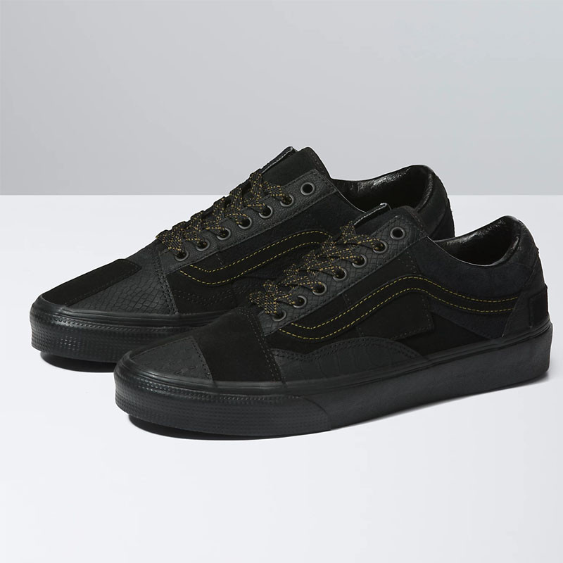 Jual Sepatu Sneakers Vans Mono Patchwork Old Skool Black Original Vn0A7Q4P1Oj - v3.ncrsport.com