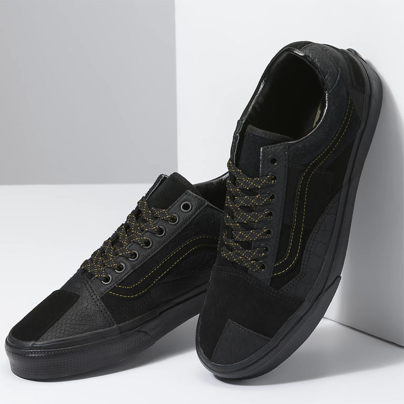 Jual Sepatu Sneakers Vans Mono Patchwork Old Skool Black Original Vn0A7Q4P1Oj - v3.ncrsport.com