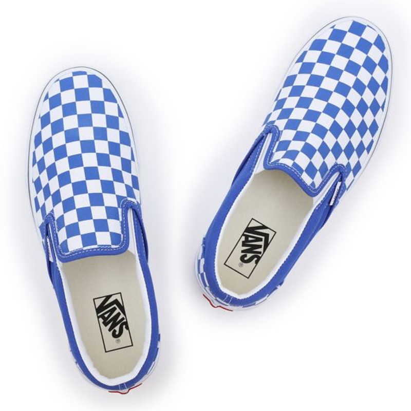 Jual Sepatu Sneakers Vans Color Theory Classic Slip-On Blue Original Vn0A7Q5D6Re - v3.ncrsport.com