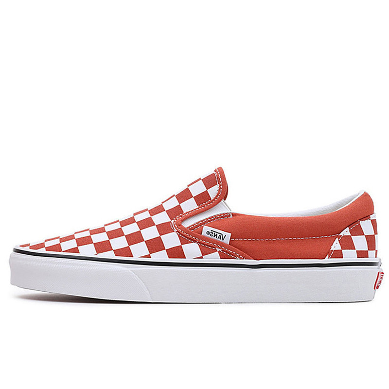 Beli Sepatu Sneakers Vans Color Theory Classic Slip-On Orange Original Vn0A7Q5Dgwp