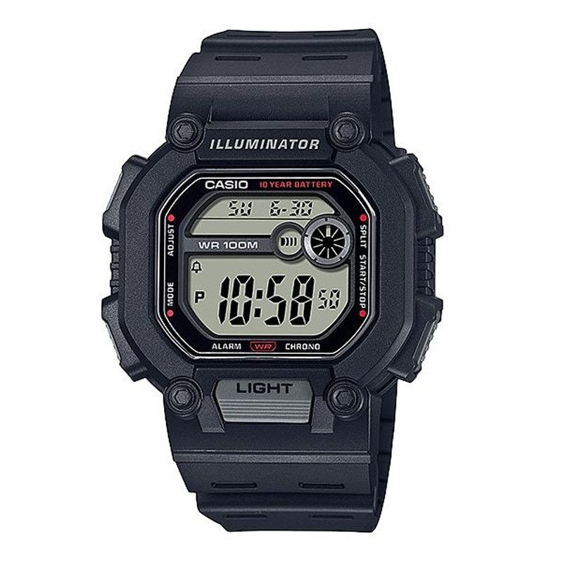 Jual Jam Tangan Training Pria Casio Digital W-737H-1Avdf Black Original W-737H-1Avdf - v3.ncrsport.com