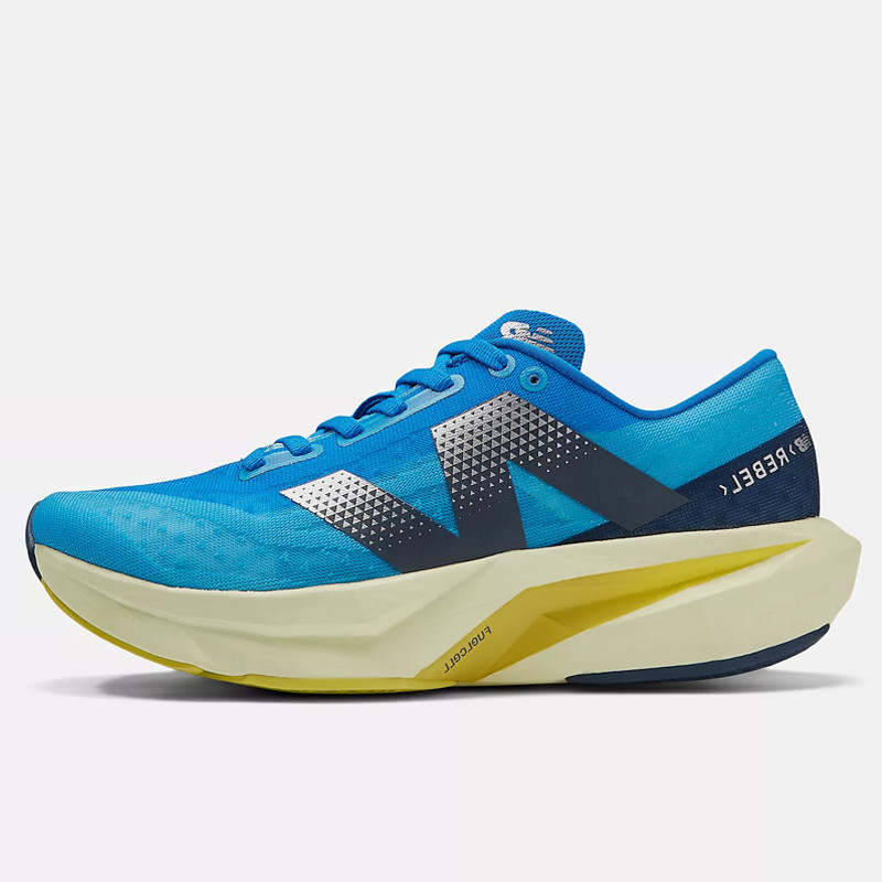 Beli Sepatu Lari Wanita New Balance Wmns Fuelcell Rebel V4 Spice Blue Original Wfcxlb4