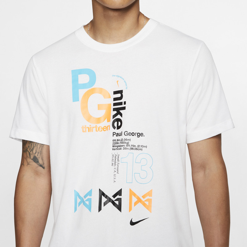 Jual Baju Basket Nike Dri-Fit Pg Basketball Tee White Original Cd0955-100 - v3.ncrsport.com