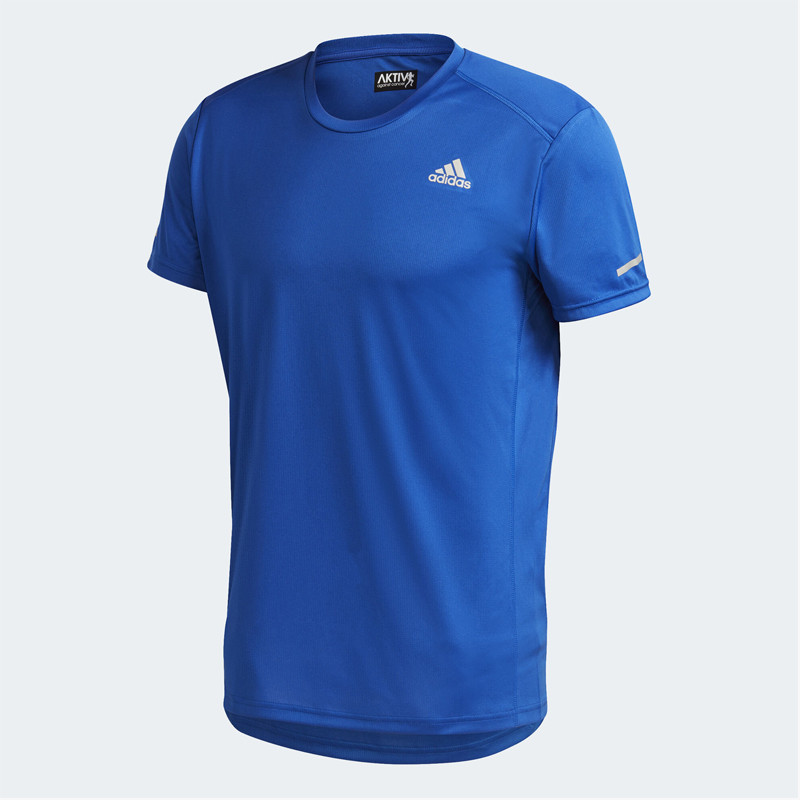 Jual Baju Lari Adidas Run It Tee Blue Original Gc9094 - v3.ncrsport.com