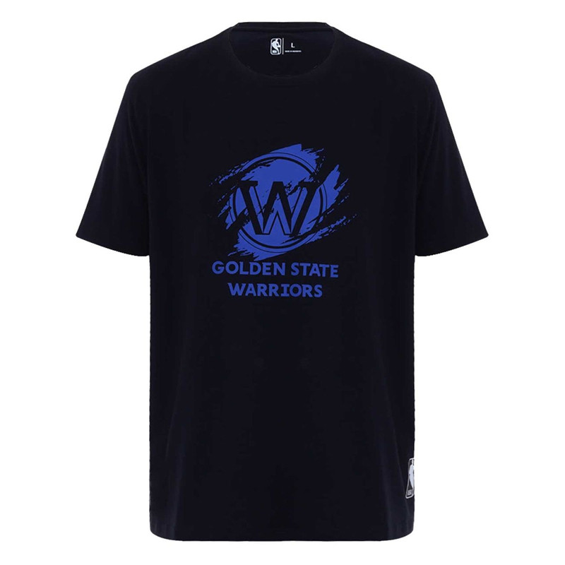 Jual Baju Basket Nba Short Sleeve Tee Print Golden State Warriors Black Original Gwtee01Bk - v3.ncrsport.com