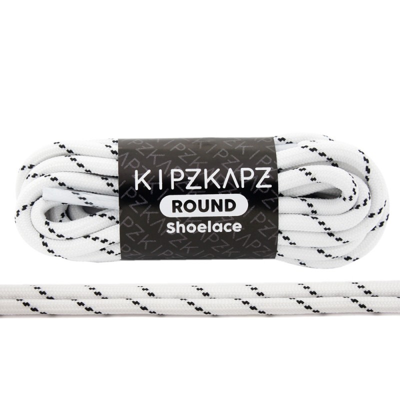 Jual Aksesoris Sneakers Kipzkapz Round 4Mm White Black Stripes Original Kipzrs45 - v3.ncrsport.com