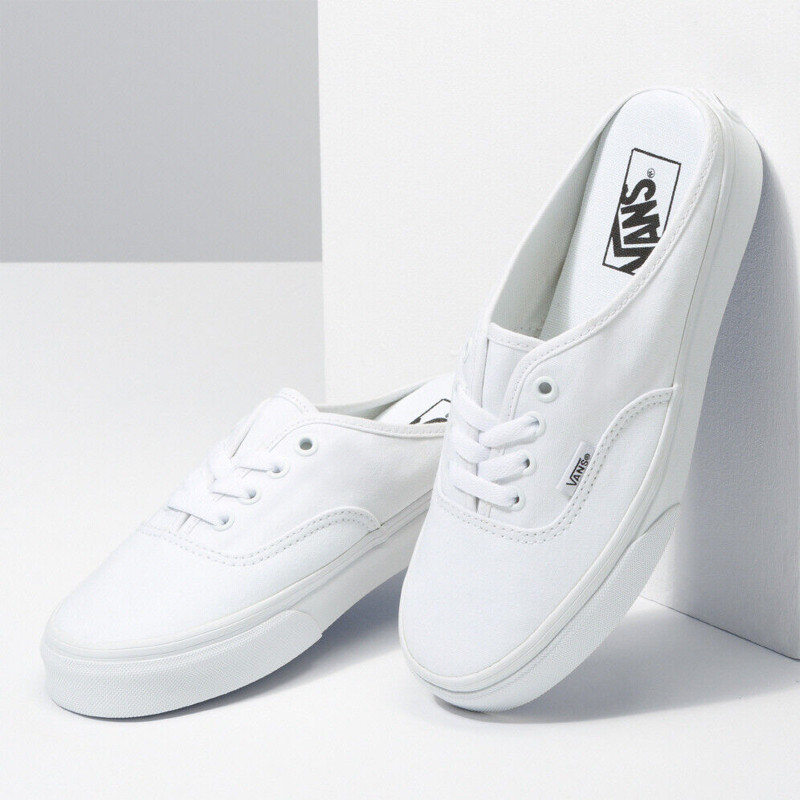 Jual Sepatu Sneakers Vans Authentic Mule White Original Vn0A54F7Qlz - v3.ncrsport.com