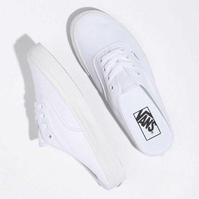 Jual Sepatu Sneakers Vans Authentic Mule White Original Vn0A54F7Qlz - v3.ncrsport.com