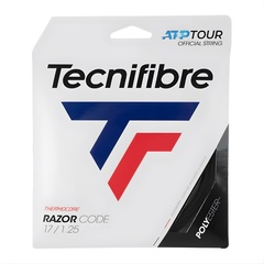 Beli Peralatan Tennis Tecnifibre Tennis String Razor Code 17/1.25 Carbon Original 04Gra125Xc
