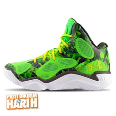 Beli Sepatu Basket Under Armour Curry Spawn Flotro Hyper Green Original 3026640-300