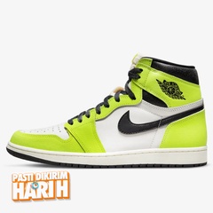 Beli Sepatu Sneakers Air Jordan Aj 1 Retro High Og Volt Original 555088-702