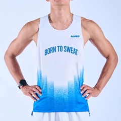 Beli Baju Lari Aspro Aspro Singlet Bts White-Blue Original Aspro-Singlet-Bts-Wb Beli Baju Lari Aspro Aspro Singlet Bts White-Blue Original Aspro-Singlet-Bts-Wb