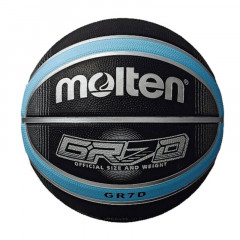 Beli Bola Basket Molten Gr7D Outdoor Rubber Blue Original Bgr7D-Blue