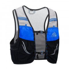 Beli Baju Lari Aonijie Hydration Backpack Vest 2.5L Black Blue Original C932-Black-Blue Beli Baju Lari Aonijie Hydration Backpack Vest 2.5L Black Blue Original C932-Black-Blue