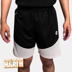 Beli Celana Basket Rechampx 2-Tone Basketball Shorts Black Cream Original Cx-B100107-071 Beli Celana Basket Rechampx 2-Tone Basketball Shorts Black Cream Original Cx-B100107-071