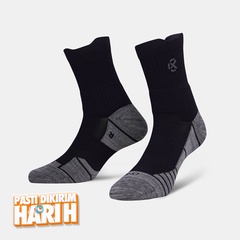 Beli Kaos Kaki Basket Rechampx Prime Quarter Socks 1X Black Grey Original Cx-B320101-001 Beli Kaos Kaki Basket Rechampx Prime Quarter Socks 1X Black Grey Original Cx-B320101-001