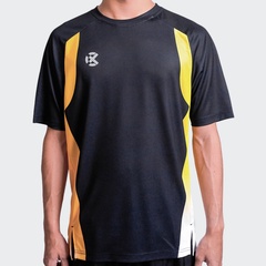 Beli Baju Lari Rechampx Race Short Sleeves Top Black Yellow Original Cx-R030214-701 Beli Baju Lari Rechampx Race Short Sleeves Top Black Yellow Original Cx-R030214-701
