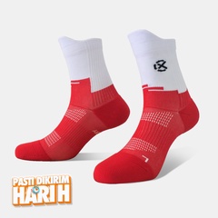 Beli Kaos Kaki Lari Rechampx Flw-Run Socks 1X White - Red Original Cx-R270305-160 Beli Kaos Kaki Lari Rechampx Flw-Run Socks 1X White - Red Original Cx-R270305-160