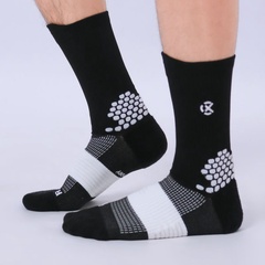 Beli Kaos Kaki Lari Rechampx Pwr-Run Crew Socks 1X Black/ White Original Cx-R280105-010