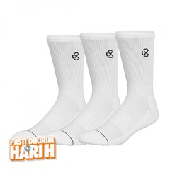 Beli Kaos Kaki Basket Rechampx Cushioned Crew Sock 3X White Original Cx-S130101-100 Beli Kaos Kaki Basket Rechampx Cushioned Crew Sock 3X White Original Cx-S130101-100