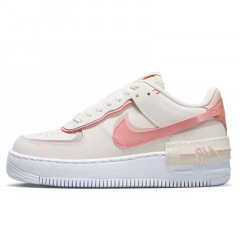 Beli Sepatu Sneakers Wanita Nike Wmns Air Force 1 Shadow Red Stardust Original Dz1847-001