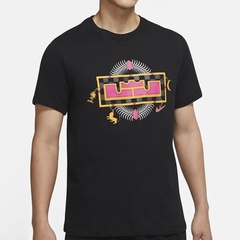 Beli Baju Basket Nike Lebron Pattern Printing Round Neck Short Sleeve Black Original Dn2902-010 Beli Baju Basket Nike Lebron Pattern Printing Round Neck Short Sleeve Black Original Dn2902-010