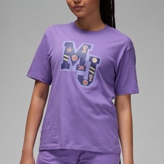Beli Baju Basket Wanita Air Jordan Womens Graphic Girlfriend Tee Purple Original Fb5195-542 Beli Baju Basket Wanita Air Jordan Womens Graphic Girlfriend Tee Purple Original Fb5195-542