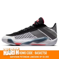 Beli Sepatu Basket Air Jordan Aj 38 Low Pf Black White Original Fd2325-101 Beli Sepatu Basket Air Jordan Aj 38 Low Pf Black White Original Fd2325-101