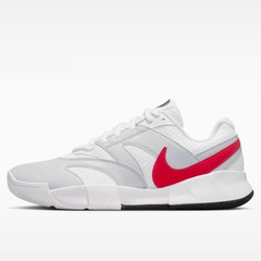 Beli Sepatu Tennis Nike Court Lite 4 White Lt Crimson - Pure Platinum Original Fd6574-109