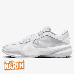 Beli Sepatu Basket Nike Zoom Freak 5 Tb Ep Triple White Original Fn7306-100 Beli Sepatu Basket Nike Zoom Freak 5 Tb Ep Triple White Original Fn7306-100
