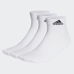 Beli Kaos Kaki Lari Adidas Thin And Light Ankle Socks 3 Pairs White-Black Original Ht3468