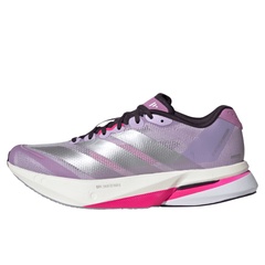 Beli Sepatu Lari Wanita Adidas Wmns Adizero Boston 13 Powder Plum - Silver Metallic - Shock Pink Original Js4955