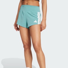 Beli Celana Lari Wanita Adidas Wmns Adizero Running Gel Pocket Shorts Powder Teal Original Jv7166