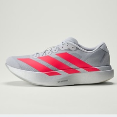 Beli Sepatu Lari Adidas Adizero Evo Sl Silver Metallic - Lucid Red - Iron Metallic Original Ki3381
